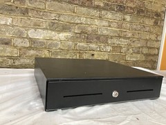 Beelta used 18″ Electronic cash box drawer locked no keys X001SF2UQJ