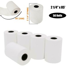 50 Roll 2 1/4″ x 85′ Thermal Receipt Paper for Cash Register Credit POS BPA Free