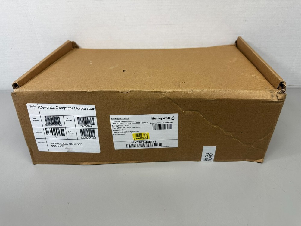 Honeywell MK7820-00B47 Omnidirectional Metrologic Laser Scanner Kit 1,800 slps
