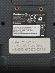 Verifone P400 Plus Stripe Lightspeed Credit Card Terminal NO Power Cord