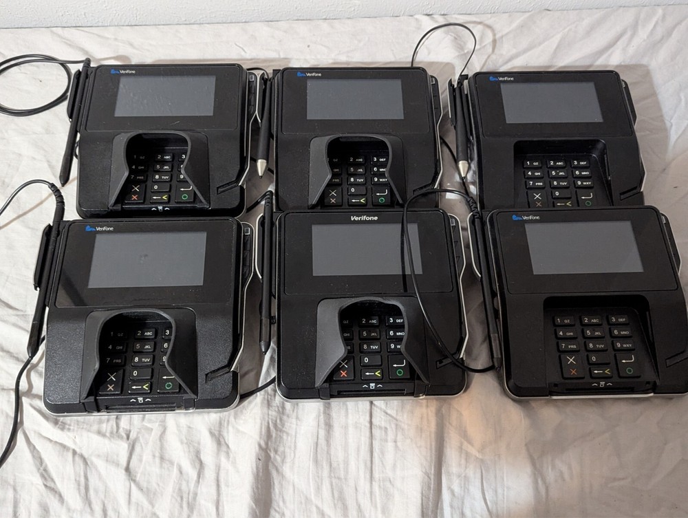 Verifone – MX900-03 – Credit Card Terminals (Lot of 3) w Stylus – AS-IS