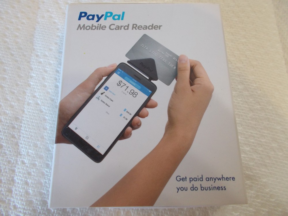 PayPal Mobile Credit Card Reader Swiper For iOS, Android, & Windows Devices