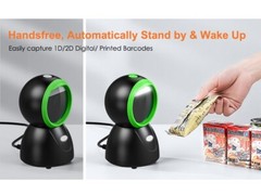 1D/2D/QR Desktop Barcode Scanner USB Hand-free 3Moudles Auto Code Reader POS PC