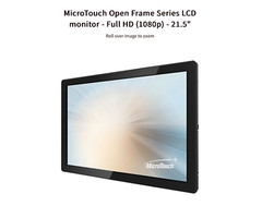 MicroTouch- OF-215P-B1 21.5″ 1920×1080 PCAP Open Frame Touch Monitor VGA/HDMI/DP
