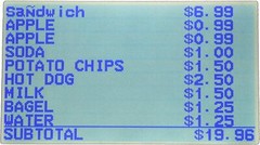 Royal Alpha 7000ml Cash Register,10-line LCD, dual thermal printers,SD card slot