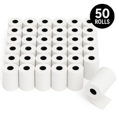 PRP Papers 2-1/4″ Thermal Paper Roll, 60 Feet, 50 pack, Smooth, Biodegradable,
