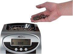 Reliable High-Speed Coin Counter with Large Hopper Ideal for Homes & Businesses