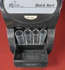 Royal Sovereign Quick Sort Coin Sorter Counter Machine QS-1AC Tested