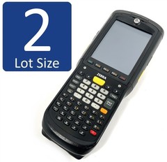 Lot of 2 Zebra MC9596 MC9596-KDAEAB00100 Mobile Barcode Scanner – No Battery