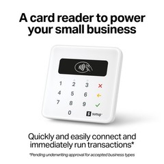 SumUp Plus Card Reader, Bluetooth – NFC RFID Credit Reader for White