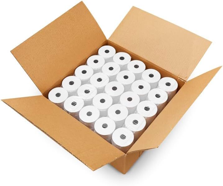 2 1/4” x 230′ Thermal Receipt Paper Rolls for Samsung Sharp Royal Cash Registers