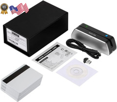 Bluetooth VIP Card Swiper Reader Writer Encoder Hico 3 Tracks USB and Bluetoot