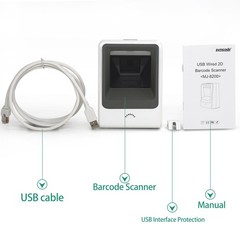 2D Barcode Scanner,Symcode Omnidirectional Hands-Free USB Barcode Reader Scanner