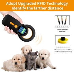 Innovative 3-in-1 Pet Microchip Reader with Rechargeable Battery & TFT Screen
