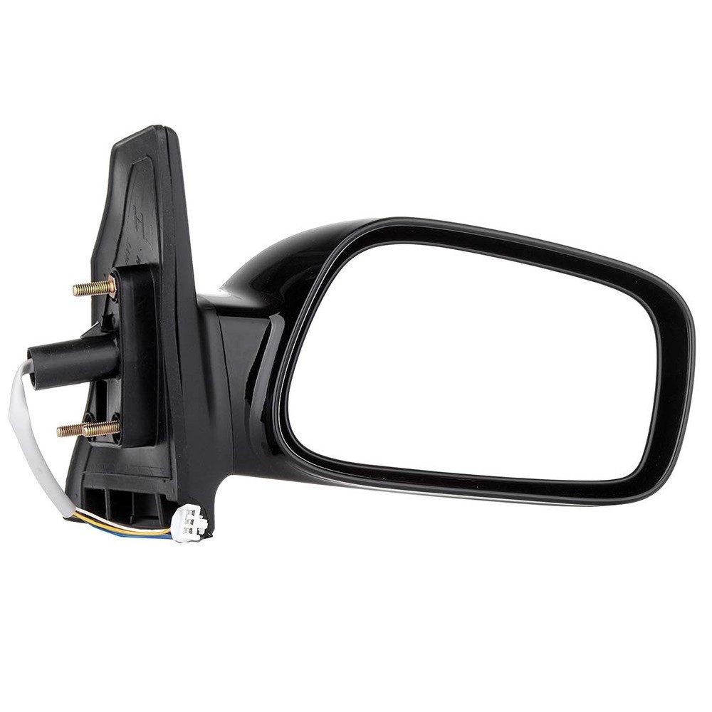 Pair Side View Mirrors 03-08 Toyota Corolla Smooth Non-Folding Non-Heated ABS