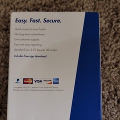 PayPal Mobile Card Reader 402901067A0398, iOS Android Windows Credit Card Reader