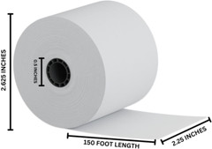 Upgrade Office Supply UPG3003B Adding Machine/Calculator Tape Rolls, 2-1/4” X 15