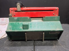 Texaco Credit Card Imprinter Farrington Machine w Papers Gas Oil POS Station USA