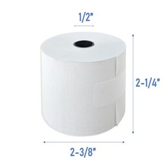 10 Rolls Thermal Paper, 2 1/4″ x 200′, POS Cash Register CC Receipt BPA Free