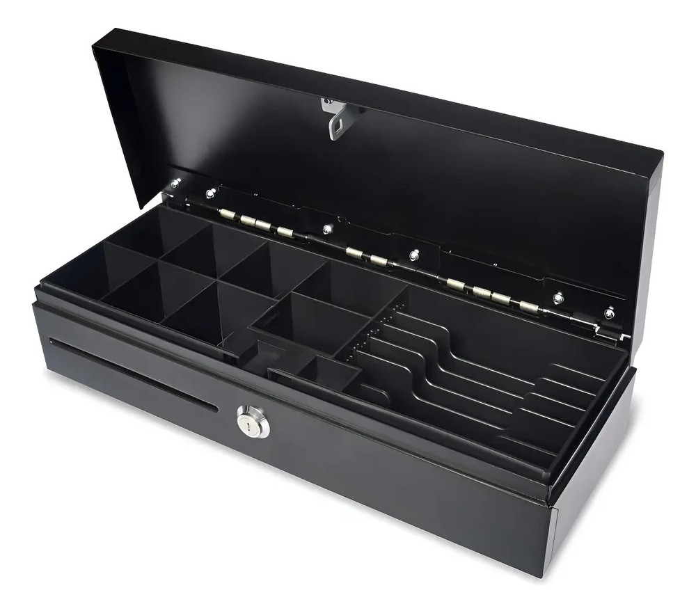 Cash drawer 18″ cash register POS lock box 6 Bill 8 coin removable for retail