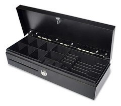 Cash drawer 18″ cash register POS lock box 6 Bill 8 coin removable for retail