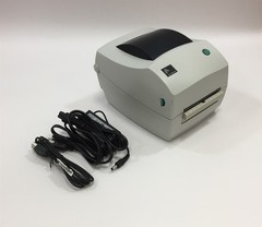 Zebra LP 2844-Z Thermal Printer USB LAN Serial 284Z-10401-0001 w/ AC Adapter