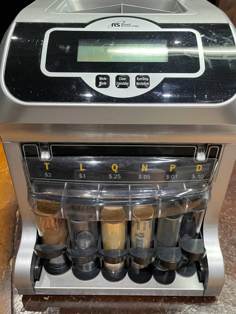 Sale!!! Final Sale!!! Royal Sovereign FS2D-CA-N 2-Row Digital Coin Sorter