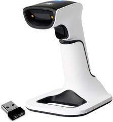 Bluetooth Barcode Scanner Wireless 1D 2D QR Code Reader with Stand, USB Wired…