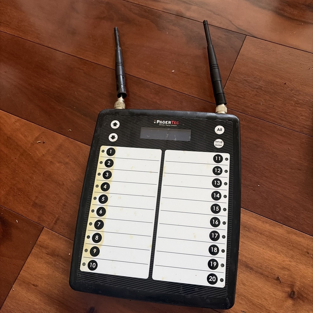 PAGERTEC AT103 Paging Pager System Transmitter 20 Spots