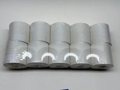 Office Depot 2-Ply Paper Rolls 2.75″ x 85ft. Canary/White Pack Of 10 109-093 New