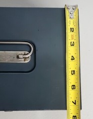 Vintage Steelmaster Art Steel Co. lock box NO KEY foam lining industrial metal