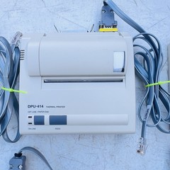 LOT OF (5) Seiko SII DPU-414 Thermal Printer DPU-414-30B WITH SERIAL CABLE