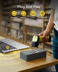 Inateck Wireless Barcode Scanner Barcode Reader 2.4GHz 35M Range Auto Scanning