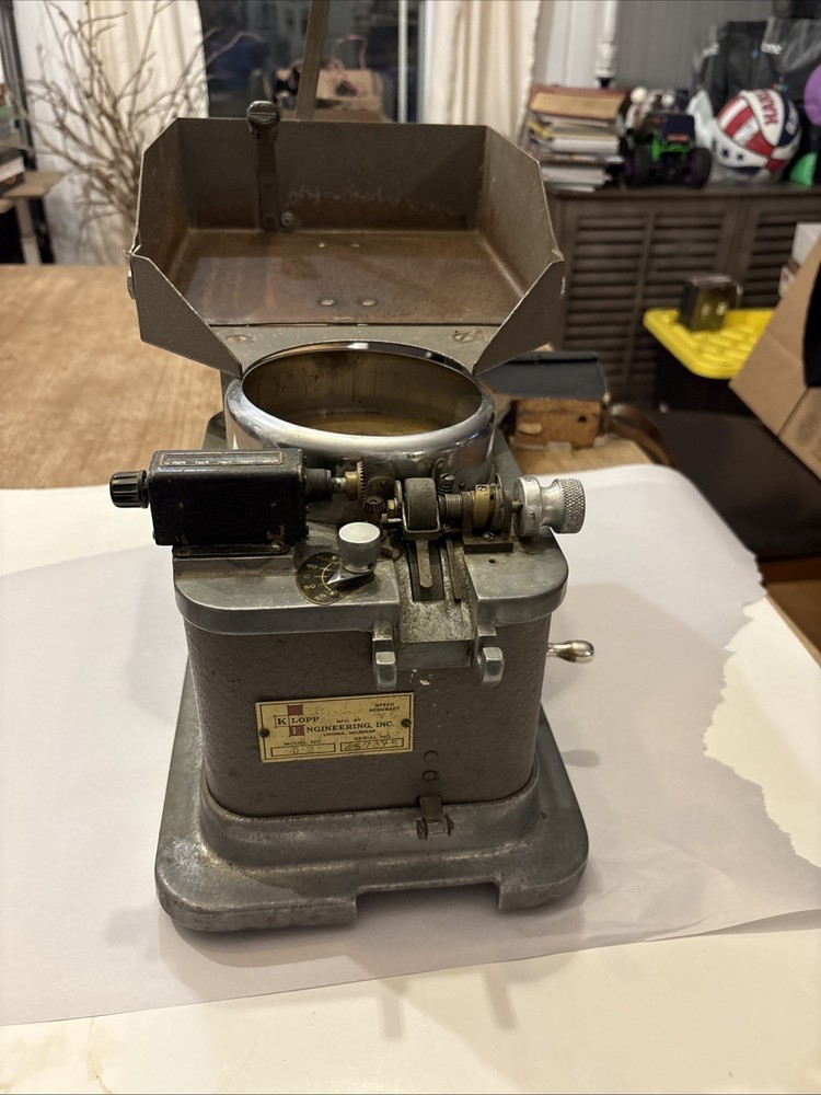 Vintage Klopp Engineering Manual Coin Counter Change Model D 2 Plymouth Michigan