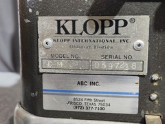 Klopp CM Manual Coin Counter w/ Quarter Dime Nickel & Penny Bagging Tubes (READ)