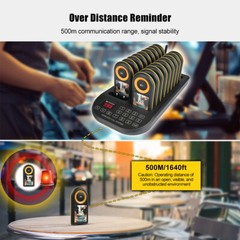 RETEKESS TD169 wireless calling system pager for restaurant PC function 20 Pager