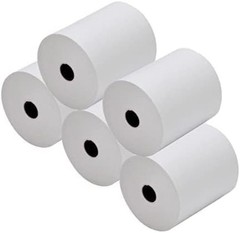 High-Quality Thermal POS Paper Rolls 3-1/8″ x 230ft – 5 Rolls, Bright & Durable
