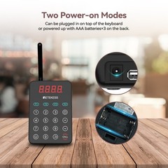Retekess TD177 Restaurant Pager System Pagers For Restaurant 10 Buzzers For Bar