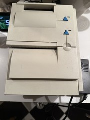 IBM 4610-2CR POS Thermal Printer Cream / White – AC Adapter – 02L0850 02L0816