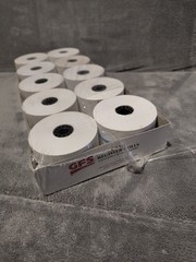 GFS 44mm (1-3/4″) x 200′ BOND Cash Register Receipt Paper