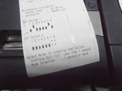 MICROS EPSON TM-U220B M188B POS Receipt Printer W/Power Cord Network Ready