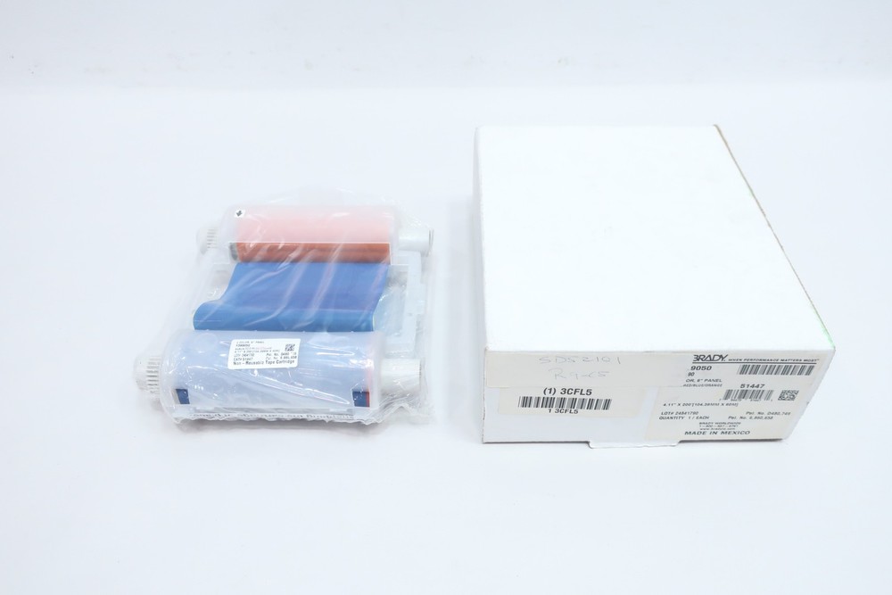 Brady 51447 Globalmark Ribbon Cartridge Black/red/blue/orange