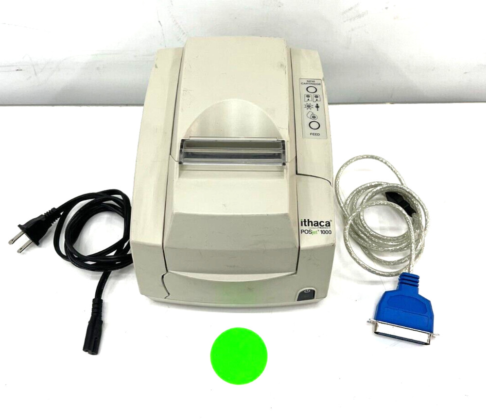 ITHACA PJ10002PAC INKJET POS RECEIPT PRINTER 100-240VAC 1.6 A MAX
