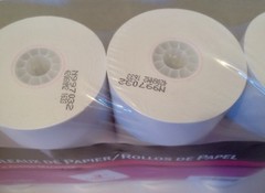 NCR 997032 Pack of 10 rolls 3″ 1-ply Cash Register Receipt Paper Citizen Sharp