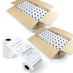 TK Thermal King 2 1/4″x50′ Thermal Paper Receipt Paper, 200 Rolls