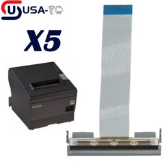 5PCS NEW Printhead for EPSON TM-T88V TM-T885 Printer 2131885 / 2141001 / 2138822