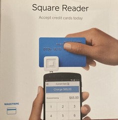 Square A-PKG-0206-01 Credit Card Reader – White for iPhone Android NEW SEALED
