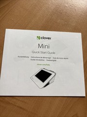 Clover Mini Wi-Fi C300 POS System w/ Triangle Hub and Power Cord