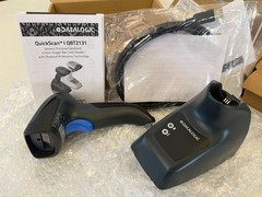 DATALOGIC QBT2131-BK-BTK1 Barcode Scanner with BC2020 Base Open Box