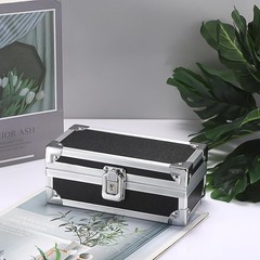 Cash Box with Lock, Aluminium Alloy Money Box for Cash Lockable Money Storage Bo